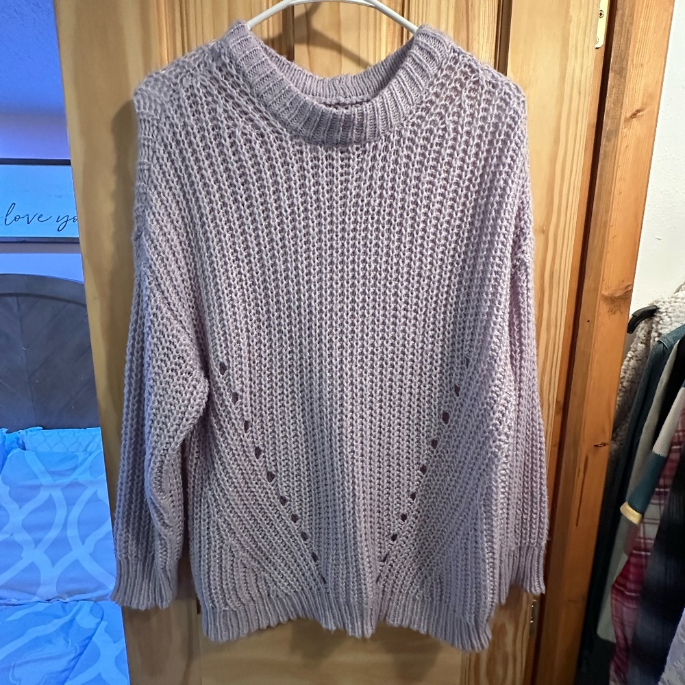 American Eagle Sweater, Size:XS, Color: light purple